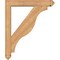 Ekena Millwork Funston Arts and Crafts Smooth Bracket w/ Offset Brace, Western Red Cedar, 5 1/2"W x 30"D x 36"H BKT0604X30X36FST03SWR - alternate 4